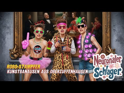 [ Neuronaler Schlager #61 ] Robo-Stampfer | Kunstbanausen aus Oberzuffenhausen | #aimusic #techno #partymusik #rave